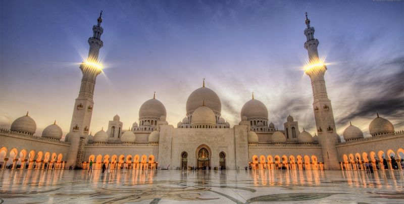 Мечеть шейха Зайда - фото внутри