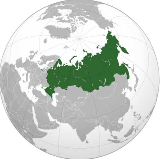 Российская Федерация на земном шаре