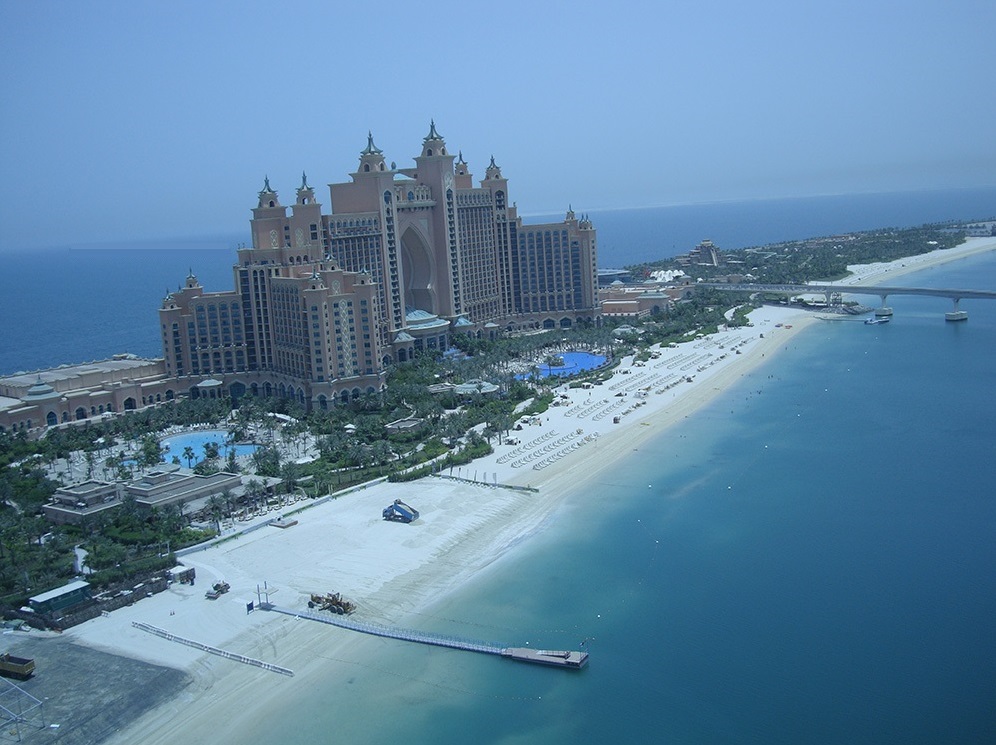 Дубай побережье, отель Атлантис